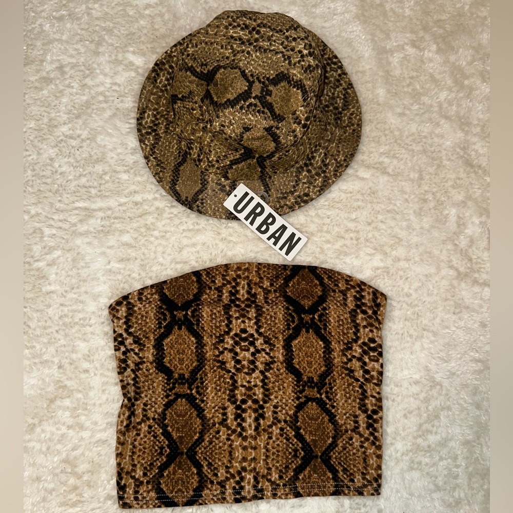 Urban Outfitters Top and Bucket Hat